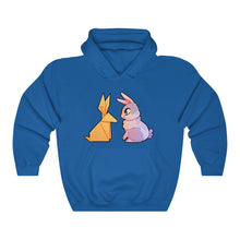 Load image into Gallery viewer, Origami Reflection Rabbit - Unisex Heavy Hooded Sweatshirt