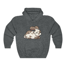 Load image into Gallery viewer, Sleeping Rabbit - Unisex Heavy Hooded Sweatshirt