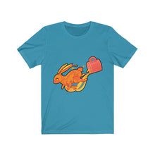 Load image into Gallery viewer, Spilt Lava Rabbit - Unisex Short Sleeve Tee