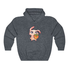 Load image into Gallery viewer, Rabbit Holding Strawberry - Unisex Heavy Hooded Sweatshirt