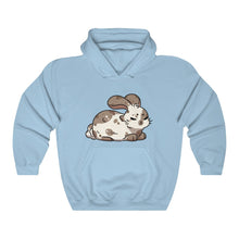 Load image into Gallery viewer, Sleeping Rabbit - Unisex Heavy Hooded Sweatshirt