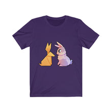 Load image into Gallery viewer, Origami Reflection Rabbit - Unisex Short Sleeve Tee