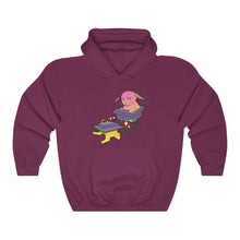 Load image into Gallery viewer, Cyber Rabbit - Unisex Heavy Hooded Sweatshirt
