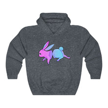 Load image into Gallery viewer, Divided Rabbit - Unisex Heavy Hooded Sweatshirt