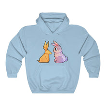 Load image into Gallery viewer, Origami Reflection Rabbit - Unisex Heavy Hooded Sweatshirt