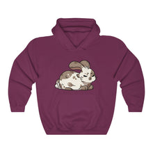 Load image into Gallery viewer, Sleeping Rabbit - Unisex Heavy Hooded Sweatshirt