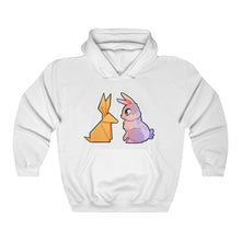 Load image into Gallery viewer, Origami Reflection Rabbit - Unisex Heavy Hooded Sweatshirt
