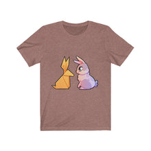 Load image into Gallery viewer, Origami Reflection Rabbit - Unisex Short Sleeve Tee