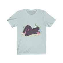 Load image into Gallery viewer, Rabbit Laying in Flowers - Unisex Short Sleeve Tee