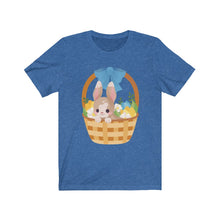 Load image into Gallery viewer, Basket Gift Rabbit - Unisex Short Sleeve Tee