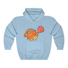 Load image into Gallery viewer, Spilt Lava Rabbit - Unisex Heavy Hooded Sweatshirt