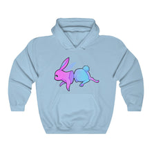 Load image into Gallery viewer, Divided Rabbit - Unisex Heavy Hooded Sweatshirt