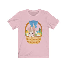 Load image into Gallery viewer, Basket Gift Rabbit - Unisex Short Sleeve Tee
