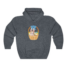 Load image into Gallery viewer, Basket Gift Rabbit - Unisex Heavy Hooded Sweatshirt