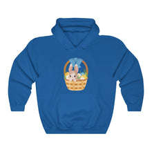 Load image into Gallery viewer, Basket Gift Rabbit - Unisex Heavy Hooded Sweatshirt