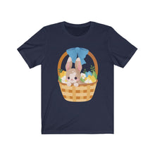 Load image into Gallery viewer, Basket Gift Rabbit - Unisex Short Sleeve Tee