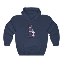 Load image into Gallery viewer, Chess Queen Rabbit - Unisex Heavy Hooded Sweatshirt