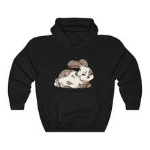 Load image into Gallery viewer, Sleeping Rabbit - Unisex Heavy Hooded Sweatshirt