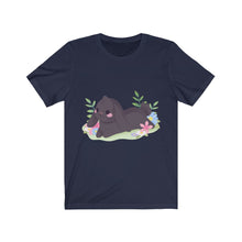 Load image into Gallery viewer, Rabbit Laying in Flowers - Unisex Short Sleeve Tee