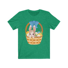 Load image into Gallery viewer, Basket Gift Rabbit - Unisex Short Sleeve Tee