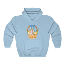 Load image into Gallery viewer, Basket Gift Rabbit - Unisex Heavy Hooded Sweatshirt