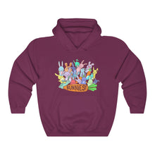 Load image into Gallery viewer, Bunnies! - Unisex Heavy Hooded Sweatshirt