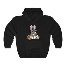 Load image into Gallery viewer, Carrot Chomping Rabbit - Unisex Heavy Hooded Sweatshirt