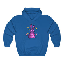 Load image into Gallery viewer, Galactic Rabbit - Unisex Heavy Hooded Sweatshirt