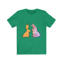 Load image into Gallery viewer, Origami Reflection Rabbit - Unisex Short Sleeve Tee