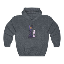 Load image into Gallery viewer, Chess Queen Rabbit - Unisex Heavy Hooded Sweatshirt