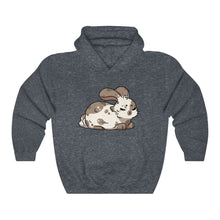 Load image into Gallery viewer, Sleeping Rabbit - Unisex Heavy Hooded Sweatshirt