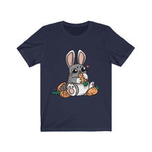 Load image into Gallery viewer, Carrot Chomping Rabbit - Unisex Short Sleeve Tee