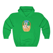 Load image into Gallery viewer, Basket Gift Rabbit - Unisex Heavy Hooded Sweatshirt