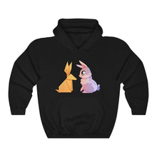 Load image into Gallery viewer, Origami Reflection Rabbit - Unisex Heavy Hooded Sweatshirt