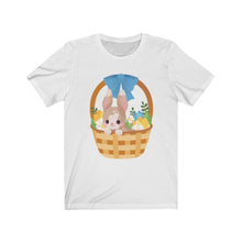Load image into Gallery viewer, Basket Gift Rabbit - Unisex Short Sleeve Tee