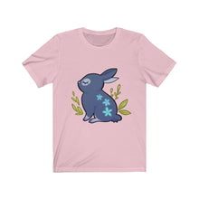 Load image into Gallery viewer, Flowered Rabbit - Unisex Short Sleeve Tee