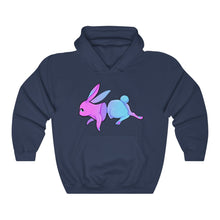 Load image into Gallery viewer, Divided Rabbit - Unisex Heavy Hooded Sweatshirt