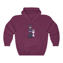 Load image into Gallery viewer, Chess Queen Rabbit - Unisex Heavy Hooded Sweatshirt