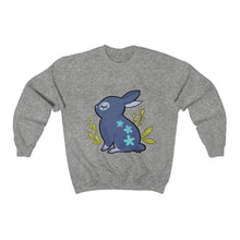 Load image into Gallery viewer, Flowered Rabbit - Unisex Heavy Sweatshirt
