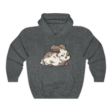 Load image into Gallery viewer, Sleeping Rabbit - Unisex Heavy Hooded Sweatshirt
