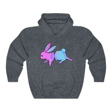 Load image into Gallery viewer, Divided Rabbit - Unisex Heavy Hooded Sweatshirt
