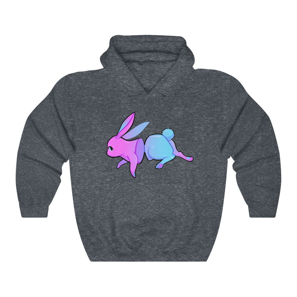 Divided Rabbit - Unisex Heavy Hooded Sweatshirt