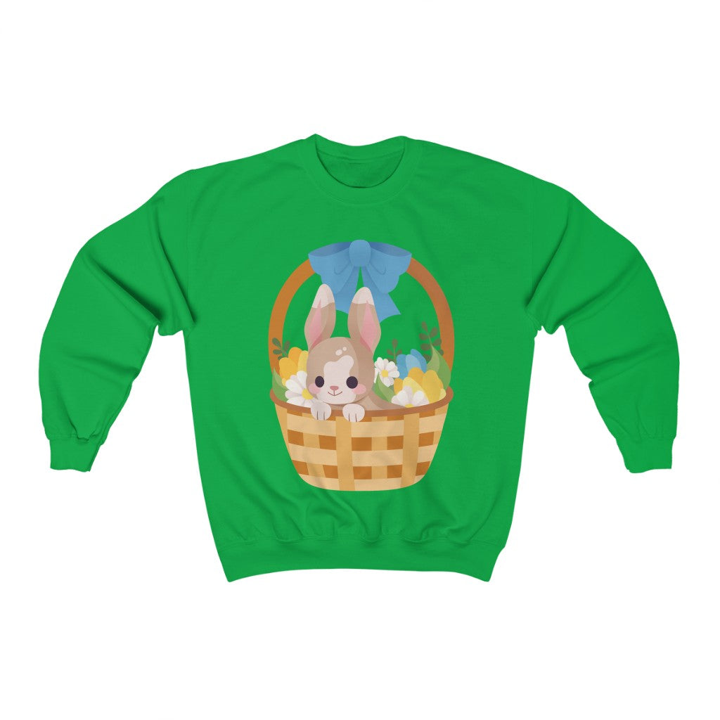 Basket Gift Rabbit - Unisex Heavy Sweatshirt