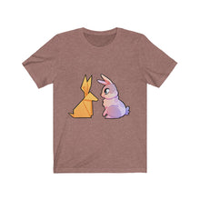 Load image into Gallery viewer, Origami Reflection Rabbit - Unisex Short Sleeve Tee
