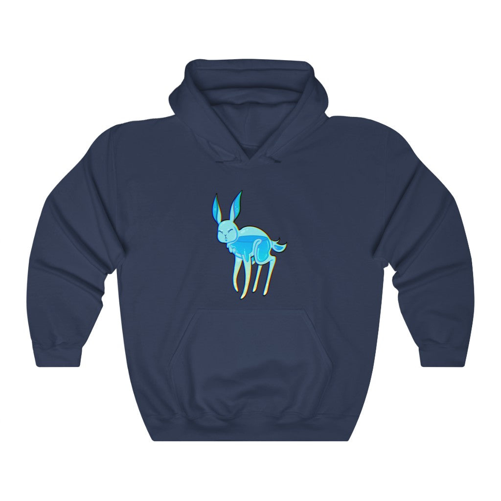 Water Rabbit - Unisex Heavy Hooded Sweatshirt