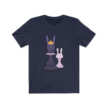 Load image into Gallery viewer, Chess Queen Rabbit - Unisex Short Sleeve Tee
