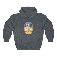 Load image into Gallery viewer, Basket Gift Rabbit - Unisex Heavy Hooded Sweatshirt
