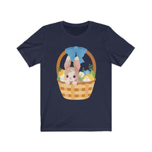Load image into Gallery viewer, Basket Gift Rabbit - Unisex Short Sleeve Tee
